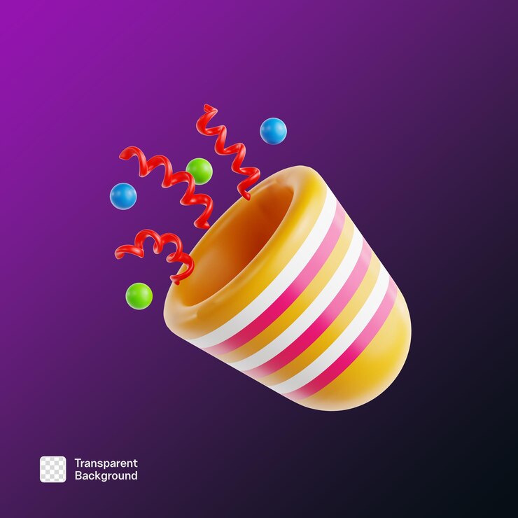 PSD ilustración de íconos 3d para regalos plantilla png
