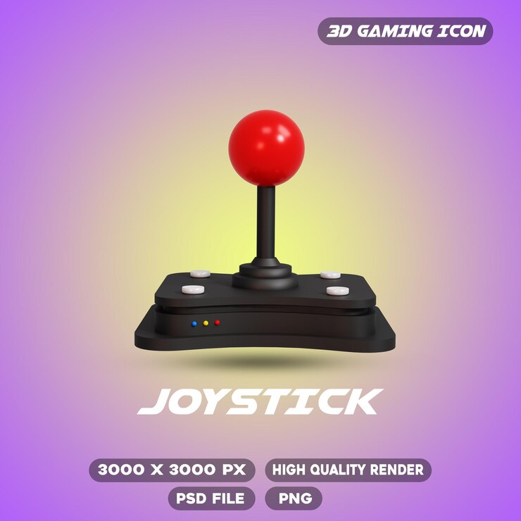 PSD ilustración de iconos de juegos 3d