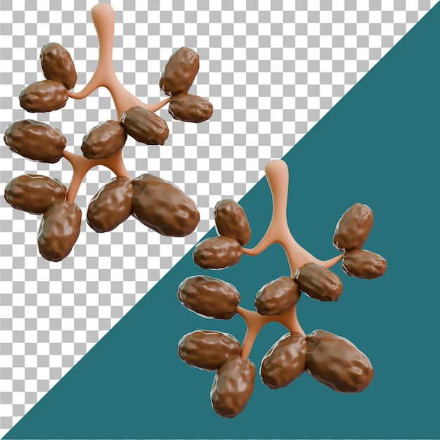 Ilustración de Kareem de Ramadán Icono en 3D