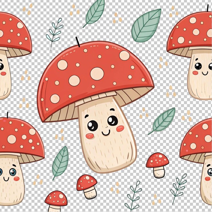 PSD una ilustración de kawaii en png