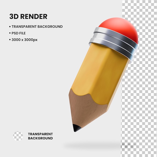 Ilustración en lápiz 3D