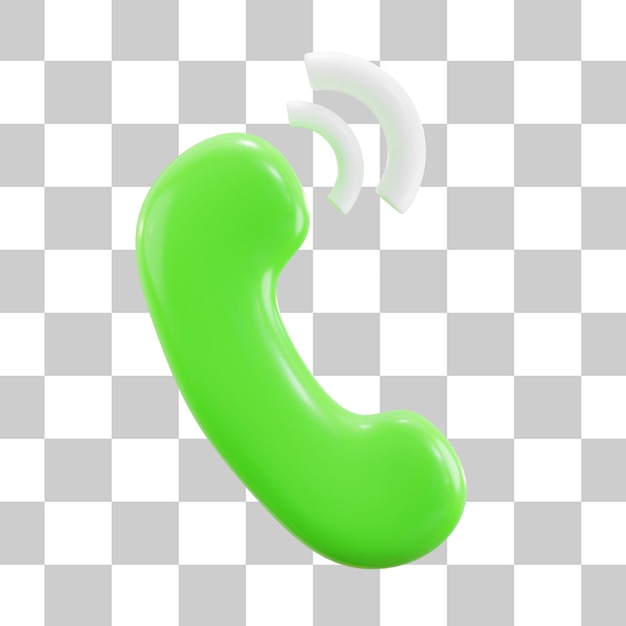 Ilustración de llamada 3D