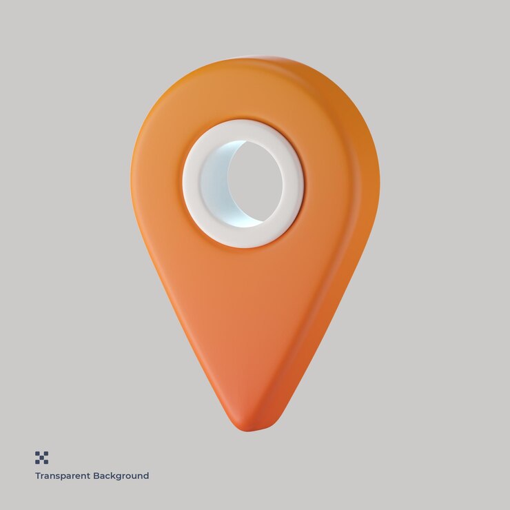 PSD ilustración de mapa pim