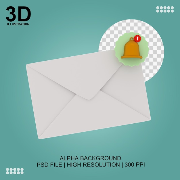 PSD ilustración maplop 3d