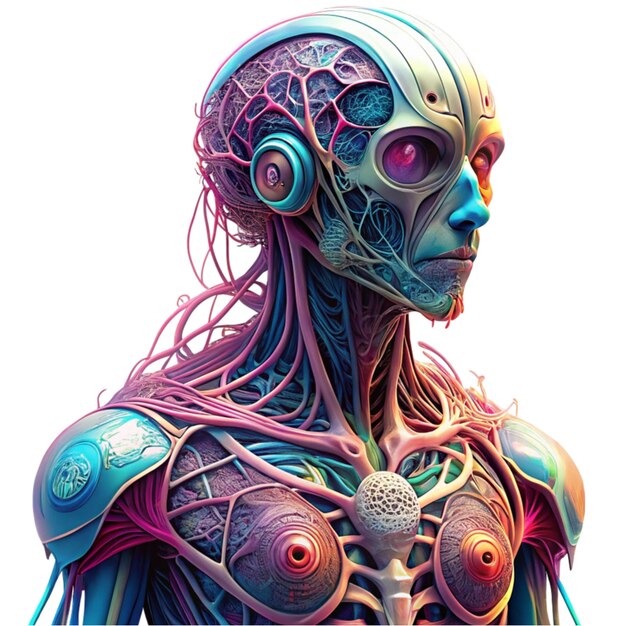 Ilustración médica conceptual aislada creada
