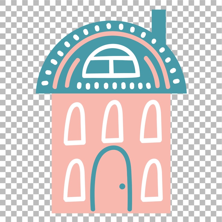 PSD ilustración de niños dibujando aislados en un fondo plano concepto de jardín de infantes