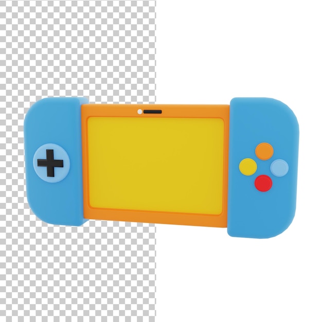 Ilustración de objetos de íconos de juegos móviles 3D