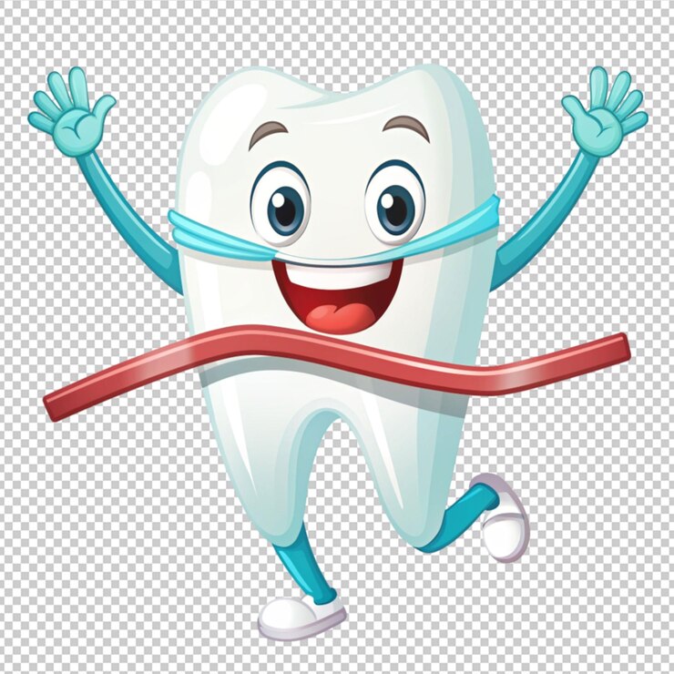 PSD ilustración de pasta de dientes bonita aislada en un fondo transparente