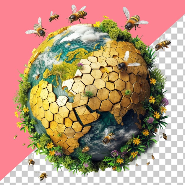 Ilustración del planeta tierra en png