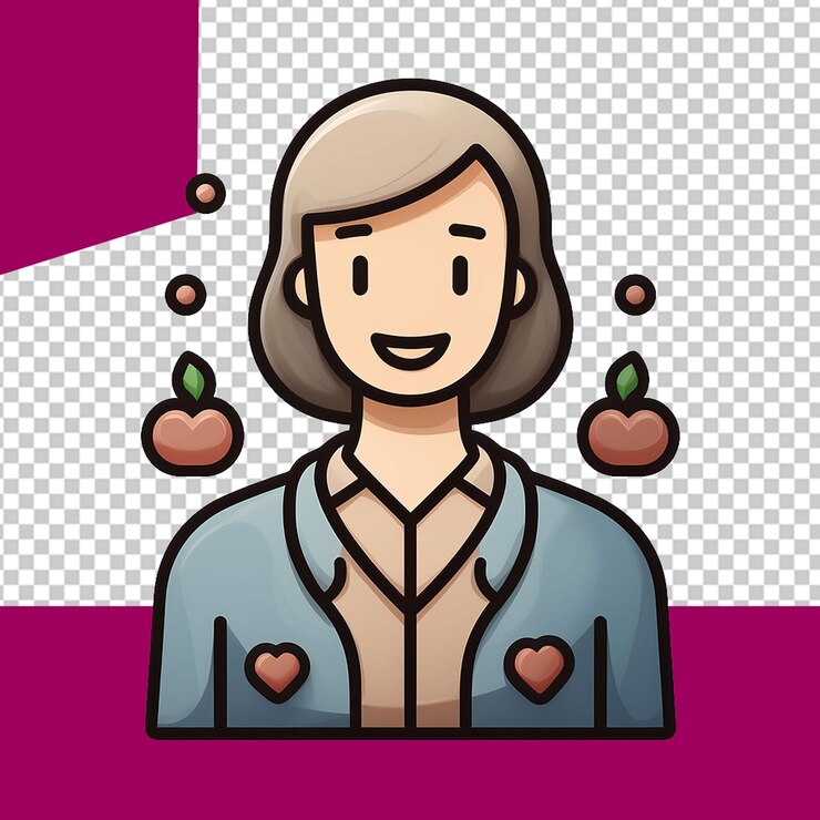 PSD ilustración png del día de la caridad