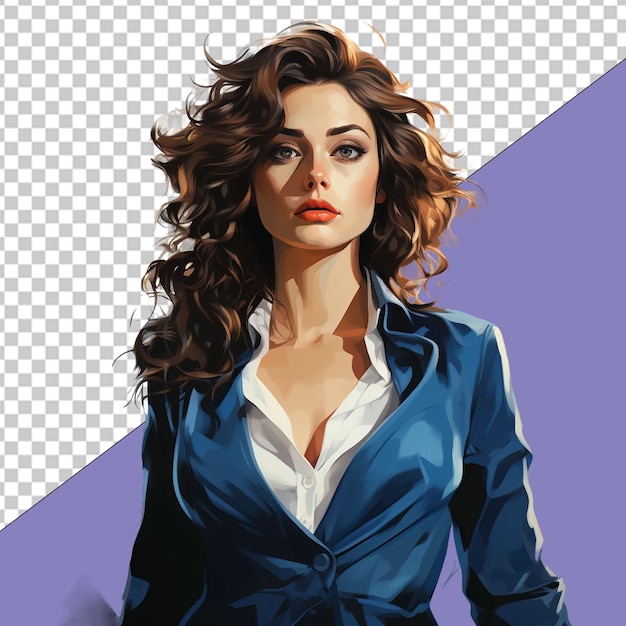 PSD ilustración png fashionista