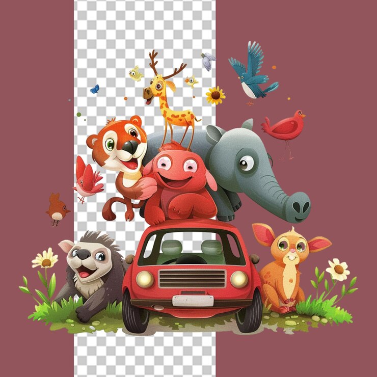 PSD ilustración en png de la guardería