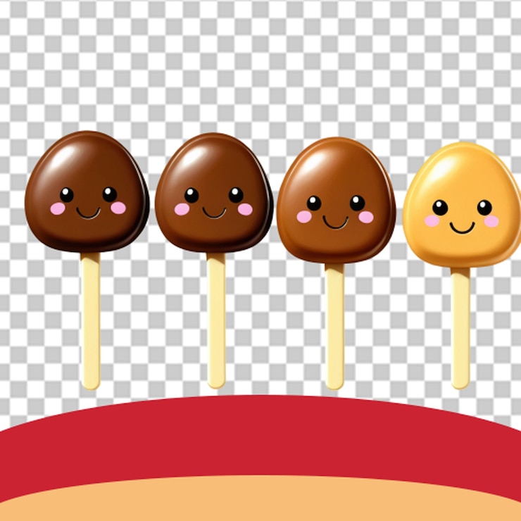 PSD ilustración en png de pepero day