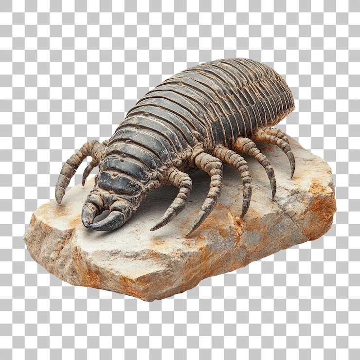 PSD ilustración realista de un modelo de insecto antiguo