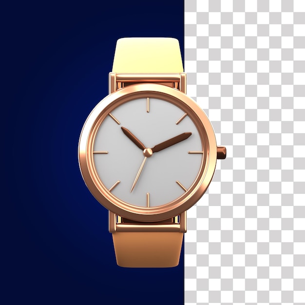 Ilustración de reloj 3d