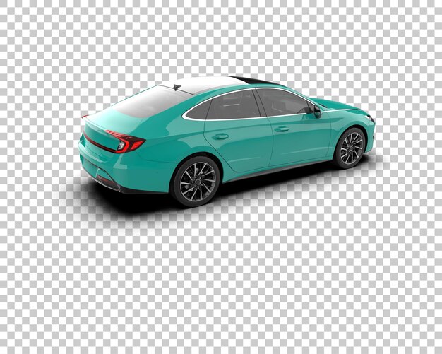 PSD ilustración de renderización 3d de automóviles modernos aislados en el fondo