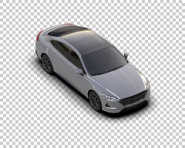 PSD ilustración de renderización 3d de automóviles modernos aislados en el fondo