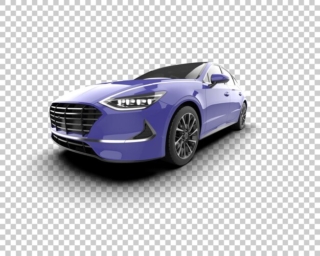 PSD ilustración de renderización 3d de automóviles modernos aislados en el fondo