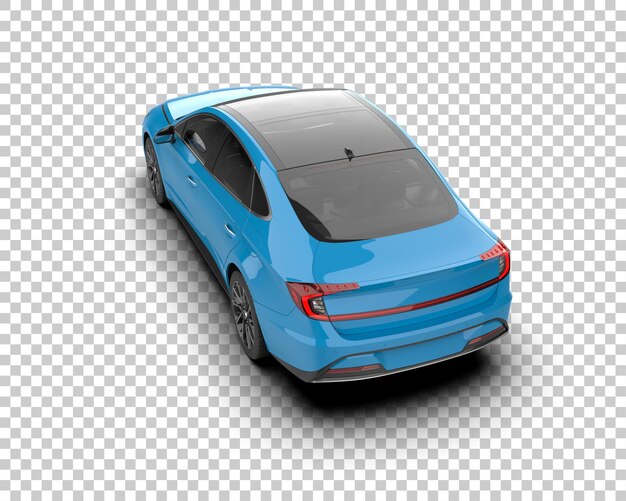 PSD ilustración de renderización 3d de automóviles modernos aislados en el fondo