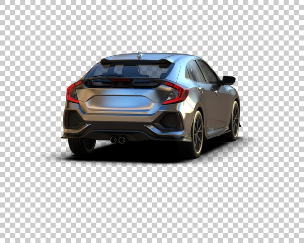 PSD ilustración de renderización 3d de automóviles modernos aislados en el fondo