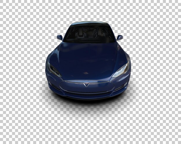 Ilustración de renderización 3D de automóviles modernos aislados en el fondo