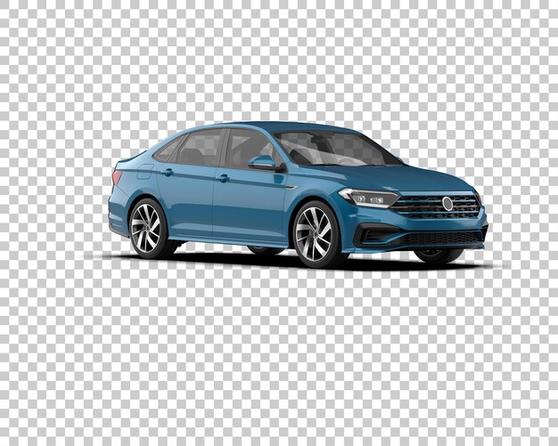 Ilustración de renderización 3D de automóviles realistas aislados en el fondo