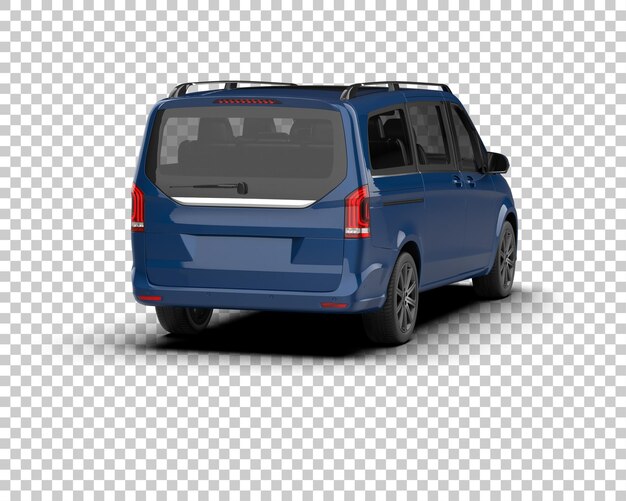 Ilustración de renderización 3D de automóviles realistas aislados en el fondo