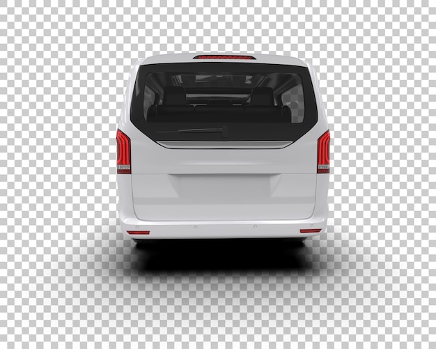 Ilustración de renderización 3D de automóviles realistas aislados en el fondo