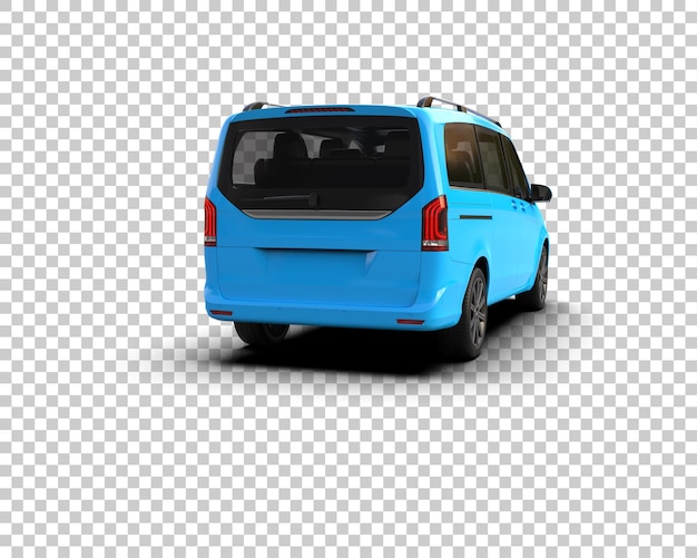 Ilustración de renderización 3D de automóviles realistas aislados en el fondo