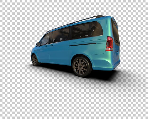 Ilustración de renderización 3D de automóviles realistas aislados en el fondo