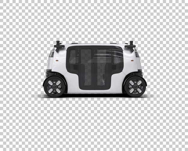 Ilustración de renderización 3D de automóviles realistas aislados en el fondo