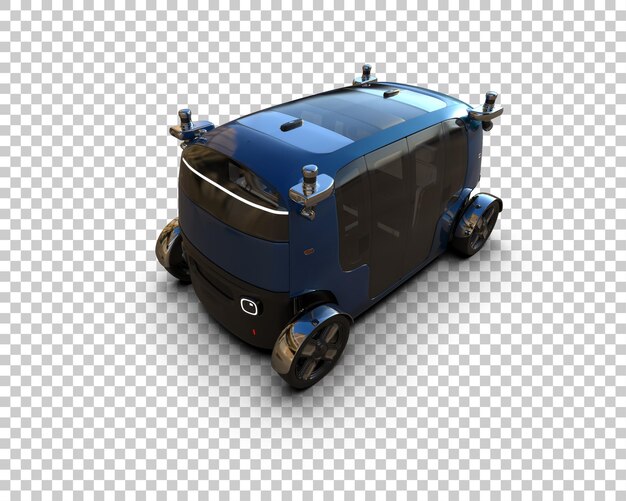 Ilustración de renderización 3D de automóviles realistas aislados en el fondo