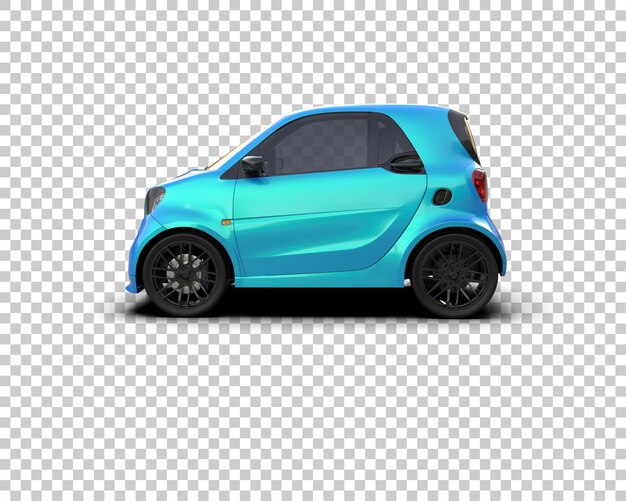 Ilustración de renderización 3D de automóviles realistas aislados en el fondo