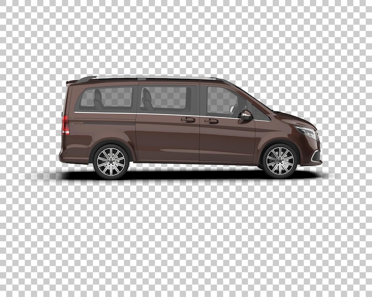 PSD ilustración de renderización 3d de automóviles realistas aislados en el fondo