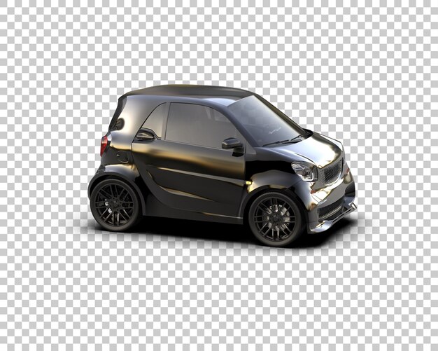 Ilustración de renderización 3D de automóviles realistas aislados en el fondo