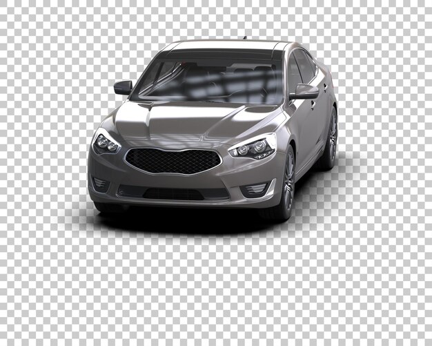 Ilustración de renderización 3D de automóviles realistas aislados en el fondo