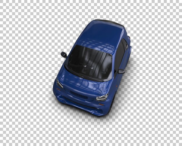 Ilustración de renderización 3D de automóviles realistas aislados en el fondo