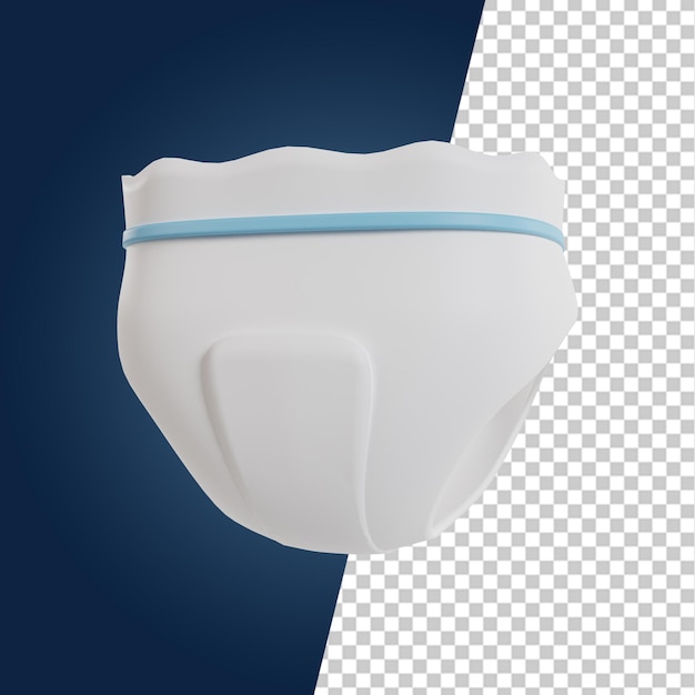 Ilustración de renderización 3D para bebés recién nacidos
