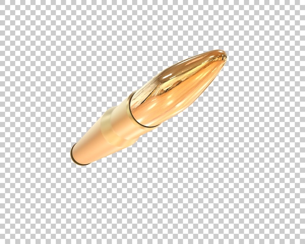 Ilustración de renderización 3D del cartucho aislado en el fondo