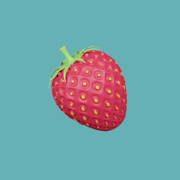 Ilustración de renderización en 3D del icono de la fresa