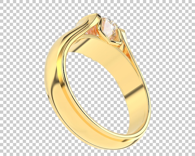 Ilustración de renderización 3D de joyas aisladas en el fondo