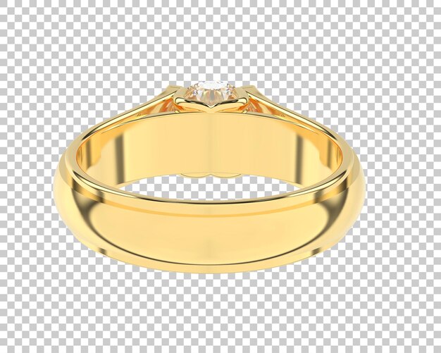 Ilustración de renderización 3D de joyas aisladas en el fondo