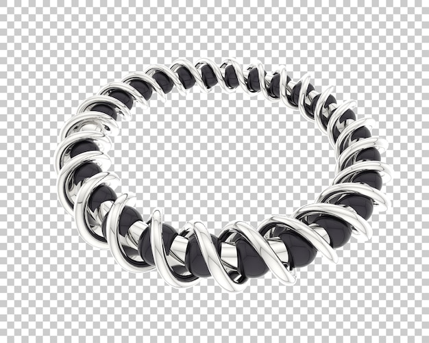 Ilustración de renderización 3D de joyas aisladas en el fondo