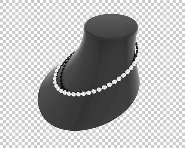 Ilustración de renderización 3D de joyas aisladas en el fondo