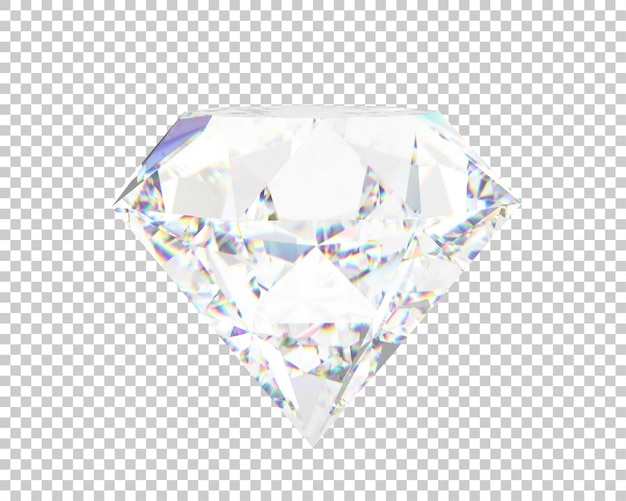 Ilustración de renderización 3D de joyas aisladas en el fondo
