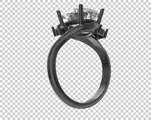 Ilustración de renderización 3D de joyas aisladas en el fondo