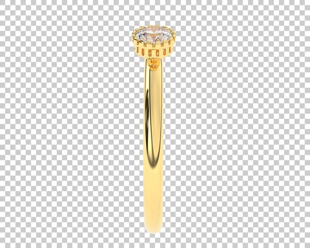 Ilustración de renderización 3D de joyas aisladas en el fondo