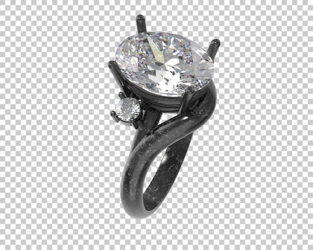 Ilustración de renderización 3D de joyas aisladas en el fondo