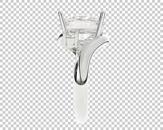 Ilustración de renderización 3D de joyas aisladas en el fondo