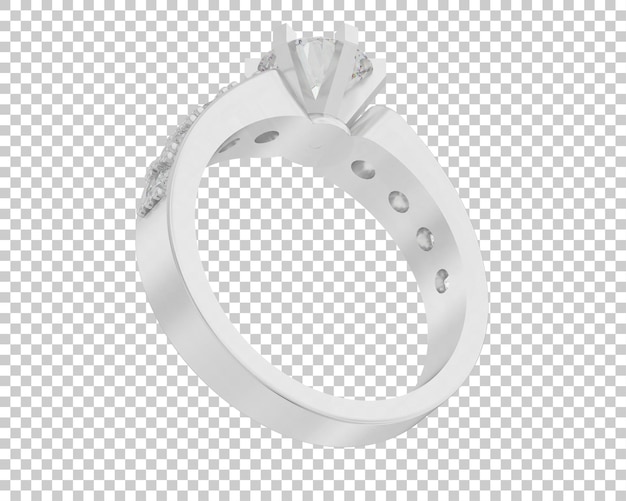 Ilustración de renderización 3D de joyas aisladas en el fondo